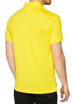 Мужское теннисное поло Tommy Hilfiger Core 1985 Slim Polo - vivid yellow