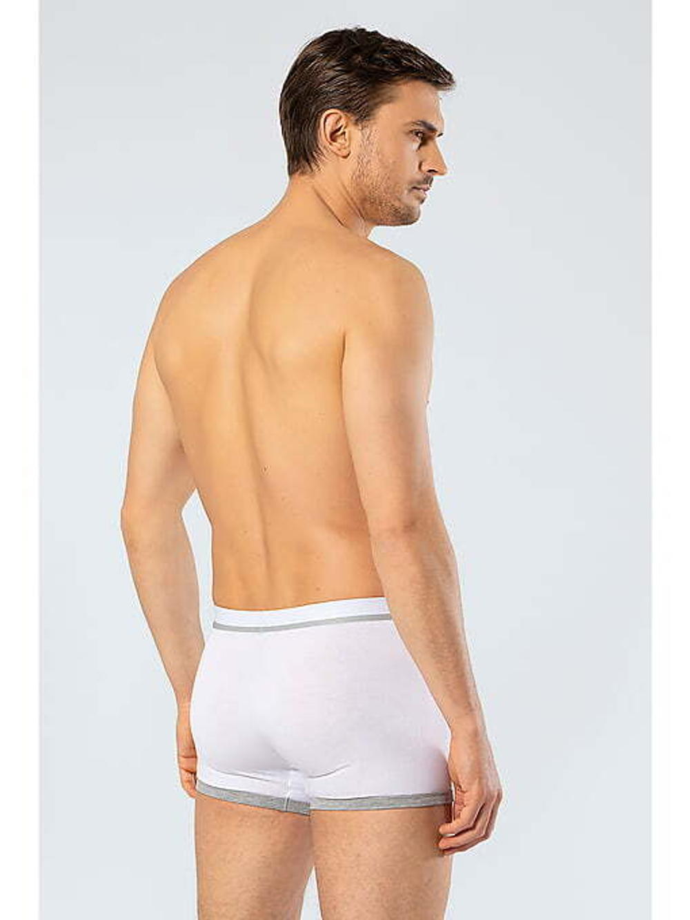 Трусы мужские боксеры. Набор из 2-х штук белый - черный