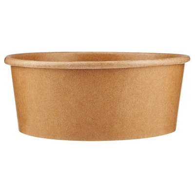 Салатник бумажный круглый Kraft Round 1100 мл d185 мм 1/300