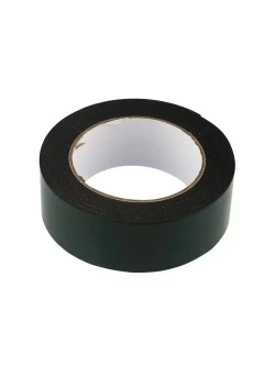 Клейкая лента двусторонняя 5 м х 40 мм REXANT на вспененной ЭВА основе, черная, двухсторонний скотч