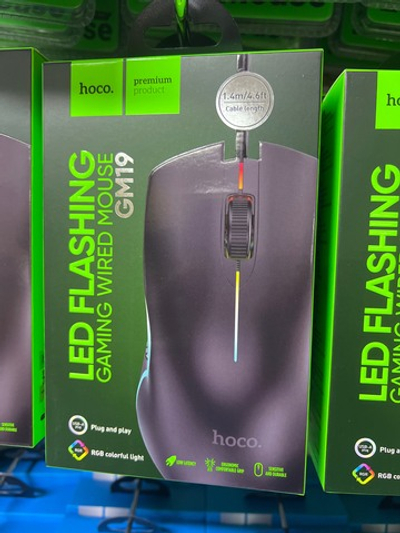 Мышка проводная Hoco RGB LIGHT GM19