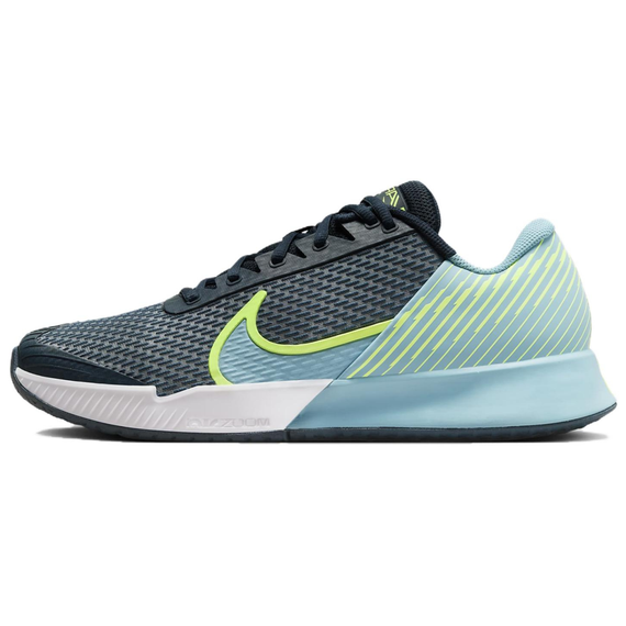Nike Air ZOOM Vapor Pro 2 Кроссовки для тенниса Низкие Арсенал Морской синий/Неон/Деним Бирюзовый Унисекс