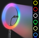 Кольцевая лампа Selfi RGB LED "33см." RoHS MJ33
