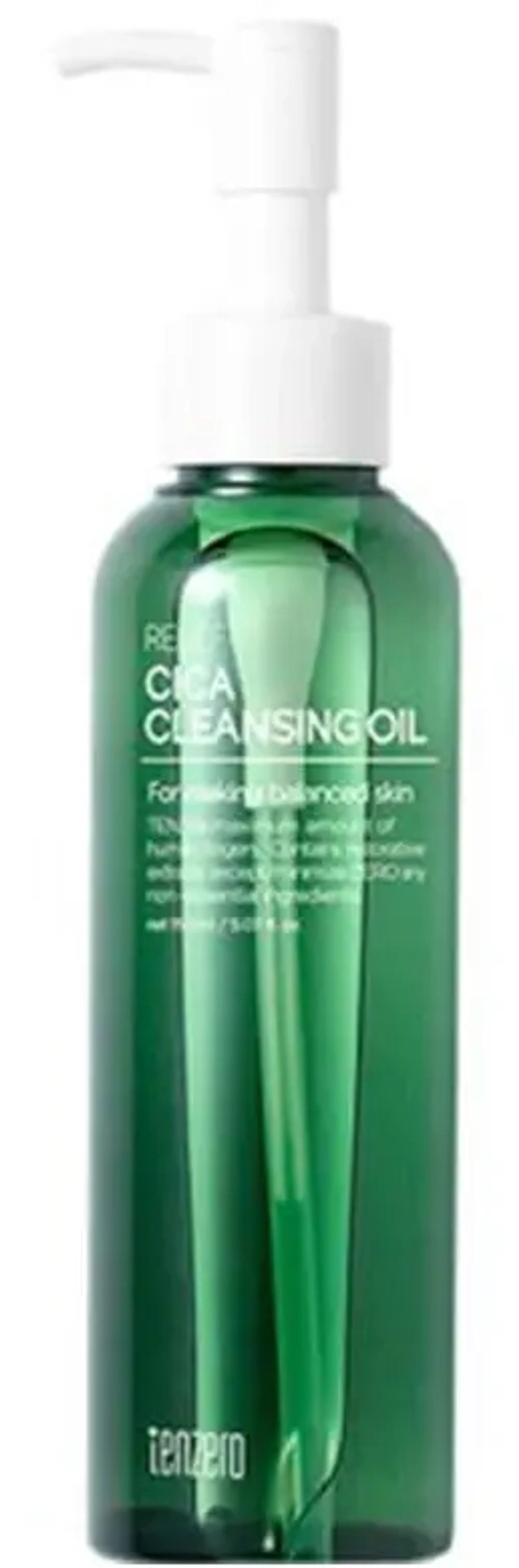 Гидрофильное масло с экстрактом центеллы азиатской TENZERO Relief Cica Cleansing Oil 150 мл