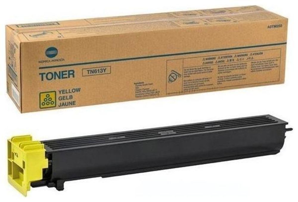 Тонер-картридж TN-613Y Konica-Minolta bizhub C452/552/652 желтый A0TM250