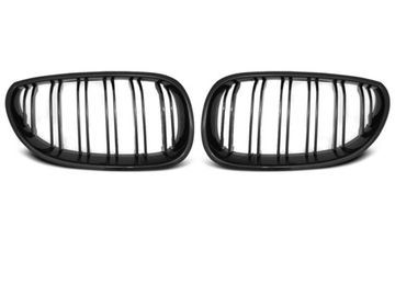 Решетка (ноздри) радиатора GLOSSY BLACK DOUBLE BAR M-LOOK для BMW 5 E60 E61