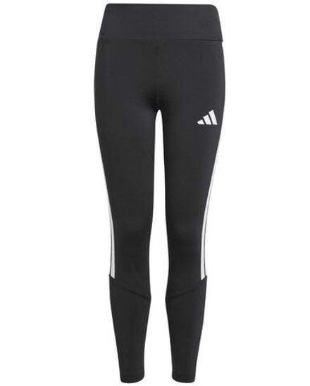 Брюки для девочки теннисные Adidas Train Essentials 3-Stripes - black/white