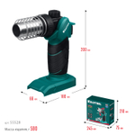 KRAFTOOL KHG-500, 500°C, Газовый термофен (55528)