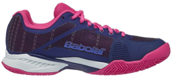 Женские Кроссовки теннисные Babolat Jet Mach и Clay Women - estate blue/fandango pink