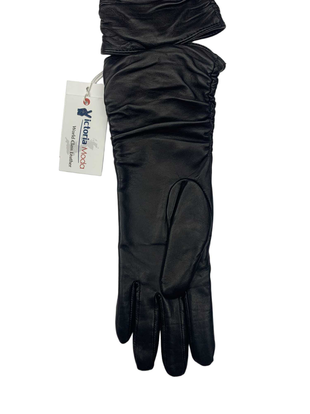 Перчатки. Женские. Материал верха: Кожаные. Подклад: Трикотаж-шерсть. Удлиненные. Длина 30 см.. Сжатка.