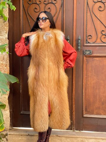 Жилетка из лисы