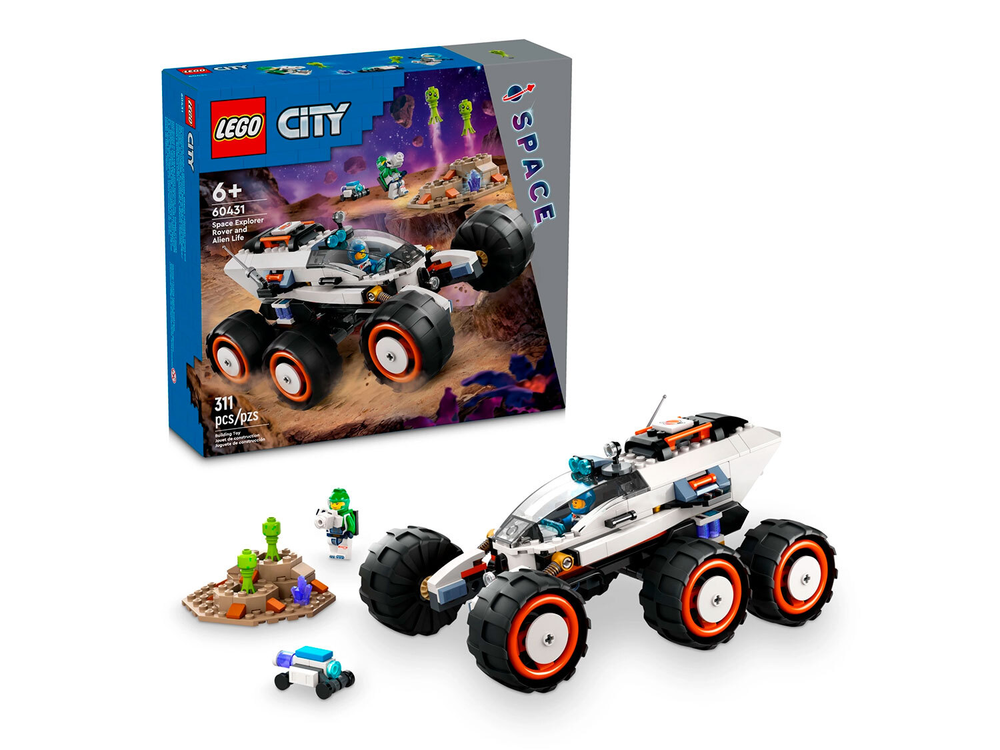 LEGO City 60431 — исследовательский вездеход и инопланетная жизнь, космическая серия