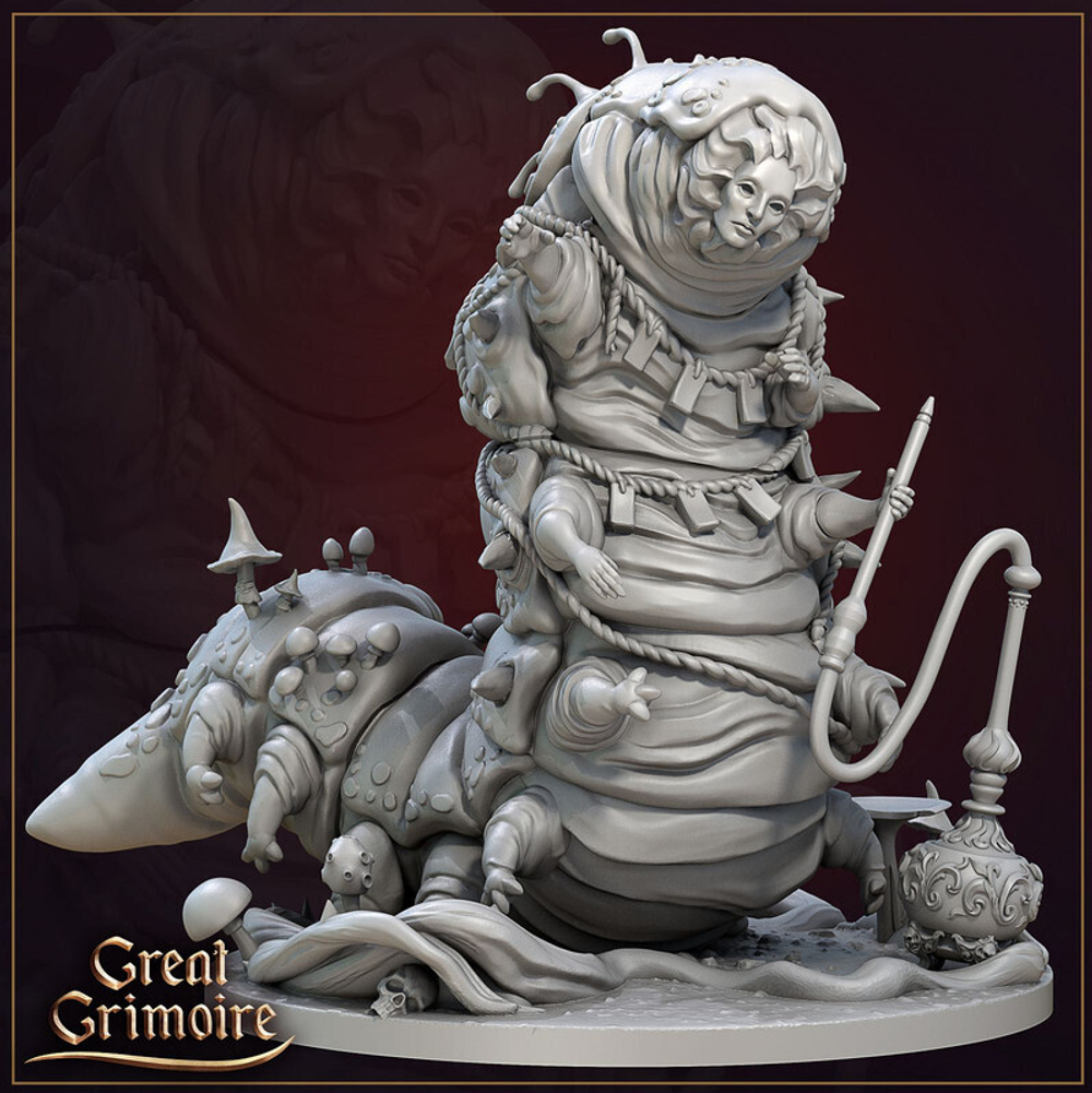 Жук  Гусеница миниатюра для dnd, днд, pathfinder, фентези, Настольная игра, НРИ, Варгейм, РПГ