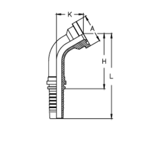 Фитинг DN 20 SFL 1 44.5 (60) CS