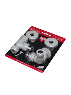 Набор термостатический трехосевой Royal Thermo Design Pro 15мм М30х1,5 (Белый)