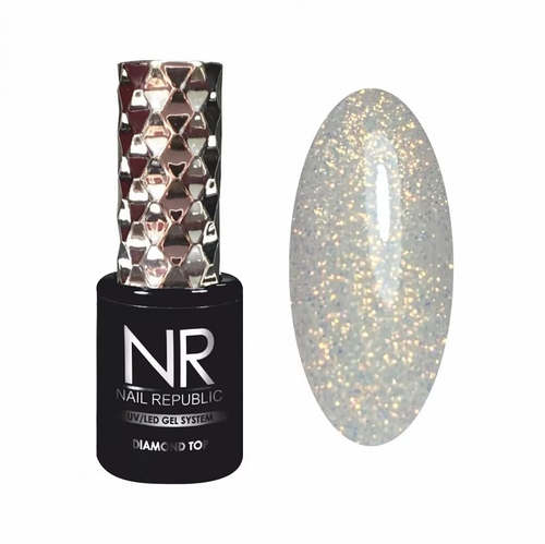 Nail Republic Diamond top с шиммером 04, 10 мл