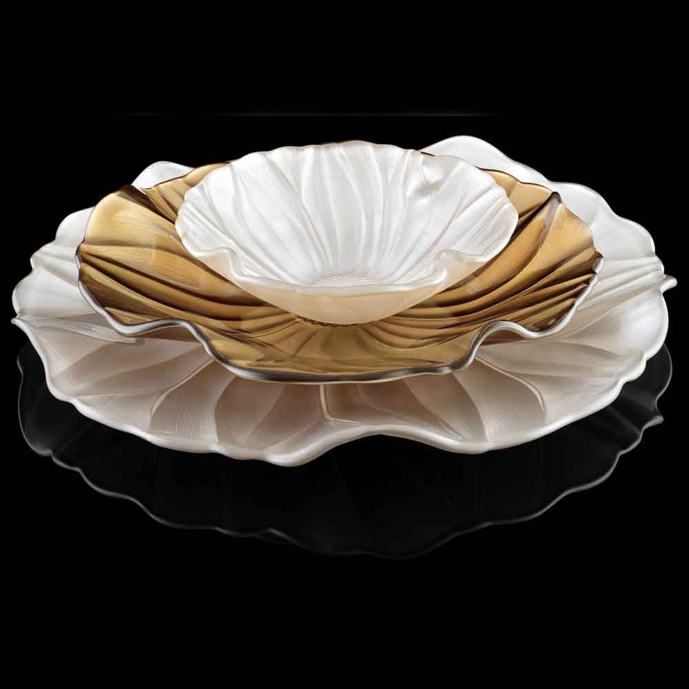 Тарелка десертная 22см IVV Magnolia слоновая кость