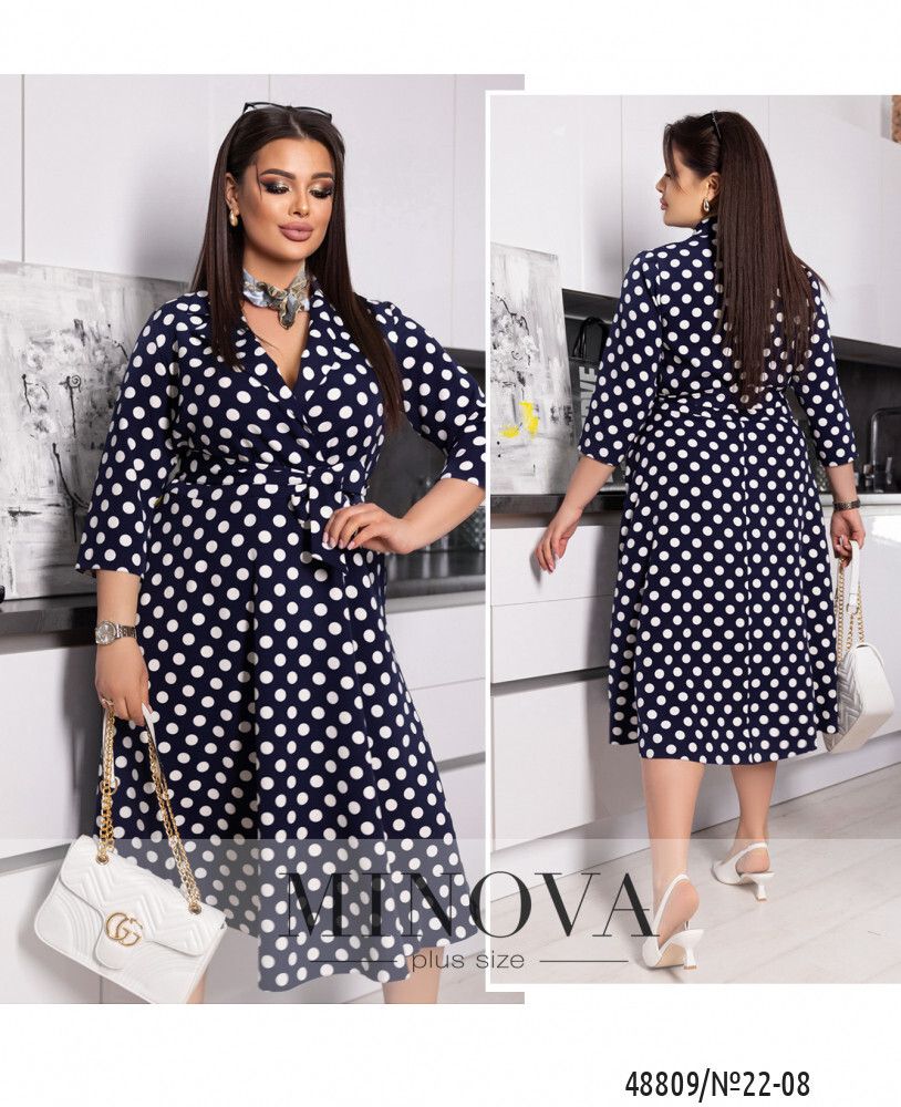 Платье 22-08-Синий Minova Платье 22-08-Синий Minova