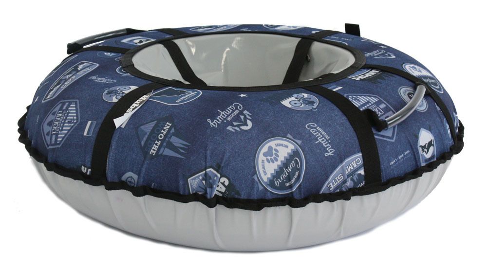 Тюбинг Hubster Фьюжн Кемпинг синий, серый