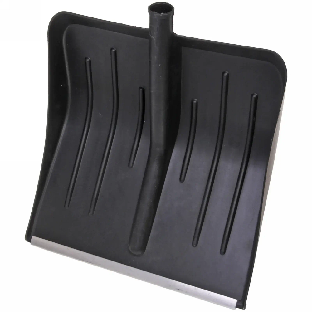 Лопата снеговая «Метель-3» 410*400 мм, пластик.с алюм.планкой, d=32