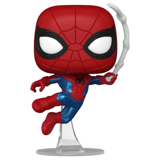 Фигурка Funko POP! Bobble Marvel Spider-Man No Way Home Spider-Man Finale Suit (1160) 67610 / Фигурка по мотивам фильма "Человек-паук: Нет пути домой", Человек-паук (Финальный костюм)