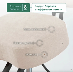 Коленный ортопедический растущий стул для безупречной осанки со спинкой, для школьника и взрослого