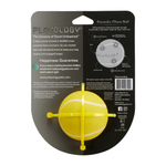 Playology  жевательный мяч SQUEAKY CHEW BALL 6 см для собак мелких и средних пород с пищалкой и с ароматом курицы, цвет желтый
