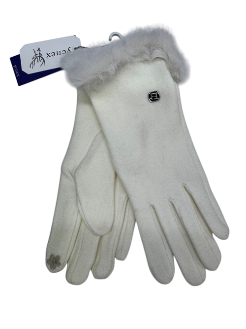 Перчатки. Женские. Верх: Текстильные. С опушкой. Подклад: Плюш-флис.В упаковке 12 шт,разные цвета.