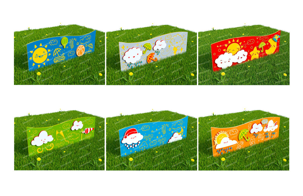 Забор уличный из экопластика Погода