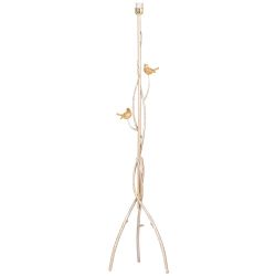 Светильник напольный торшер Терра с абажуром Винтаж-2 Черный