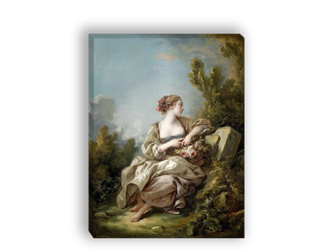 "Садовница", Буше, Франсуа, картина (репродукция)