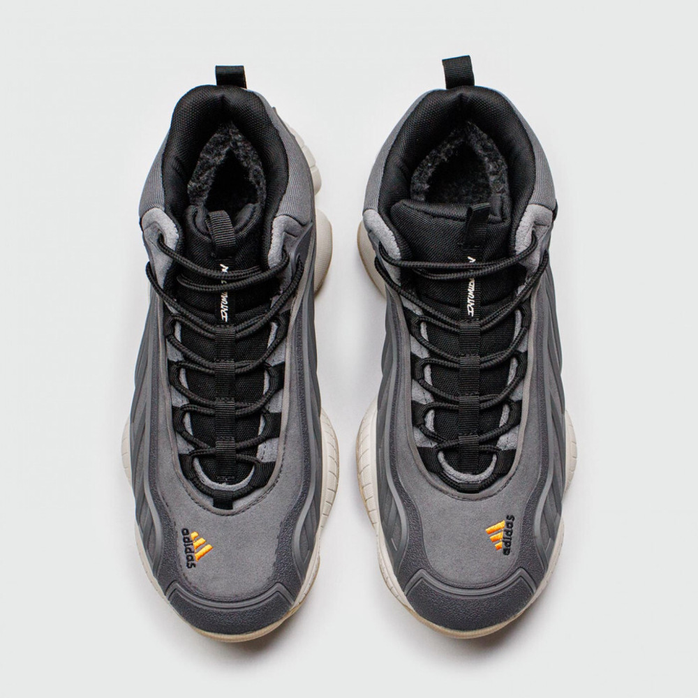 кроссовки Packer x Adidas FYW Intimidation Grey / White Winter