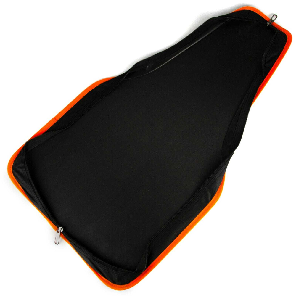 Чехол для зимней удочки Grows Culture, 75cм, с карманом, Черный/Оранжевый