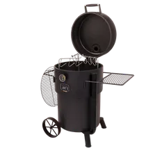 Угольный гриль-коптильня Oklahoma Joe's Drum Bronco Pro Black, Ø 54 см