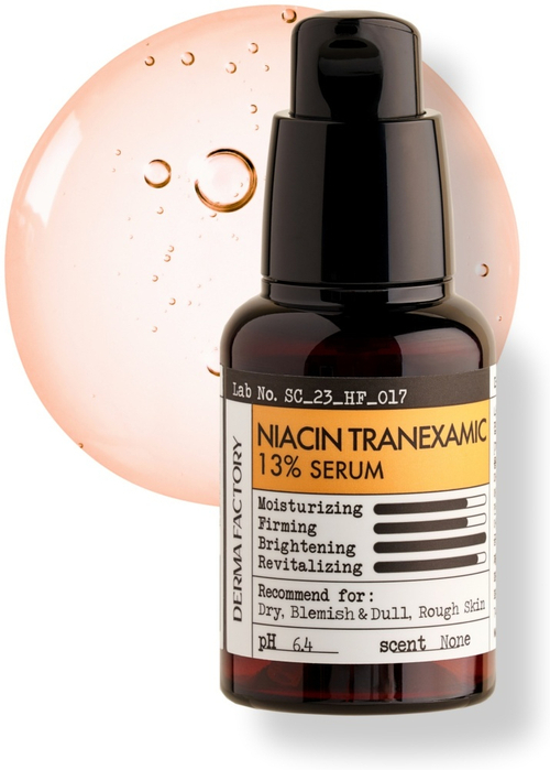 Derma Factory Niacin Tranexamic 13% serum Осветляющая сыворотка
