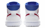 Кроссовки Jordan Air Jordan 1 Mid University Red (Женская размерная сетка)