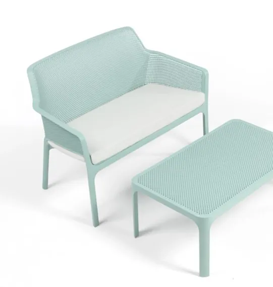 Подушка для дивана Net Bench белая