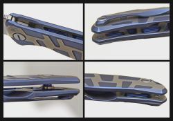 Нож Широгоров Кастом Флиппер 95 Т-узорфотография - 10