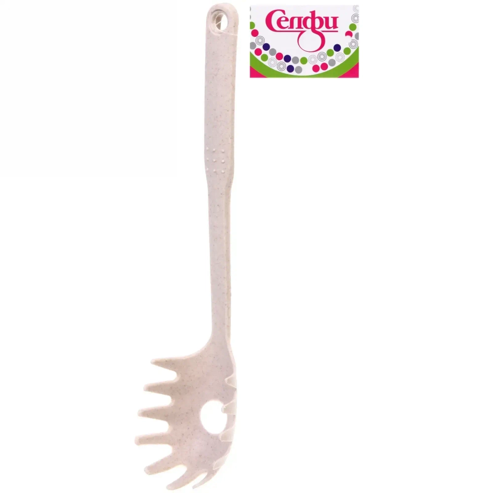 Ложка кухонная для спагетти пластиковая «Naturel» 30см