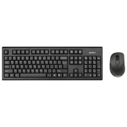 A-4Tech Клавиатура + мышь 7100N клав:черный мышь:черный USB беспроводная [613833]