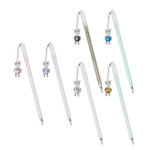 Ручка шариковая, масляная, Basir, синие чернила, серия "Мишка с бантиком", с брелоком, 36 шт