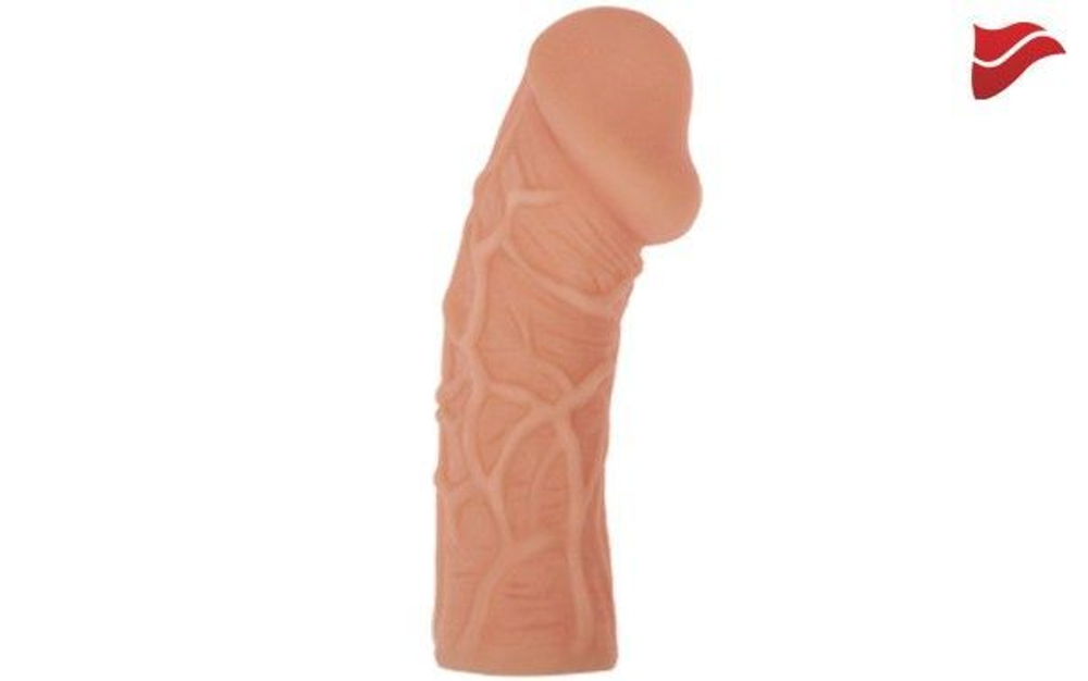 Насадка фаллическая KOKOS Extreme Sleeve 005, 14,7 см, рельеф