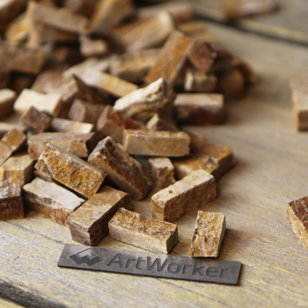 Колотый натуральный камень Breccie De Loire, 350 гр