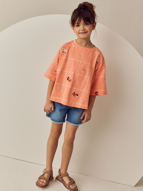 Футболка для девочки Next E44-431, Оранжевый