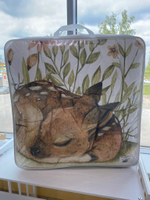 Комплект постельного белья 17-ти предметный ОЛЕНЯТА /Sleepy Forest, салатовый