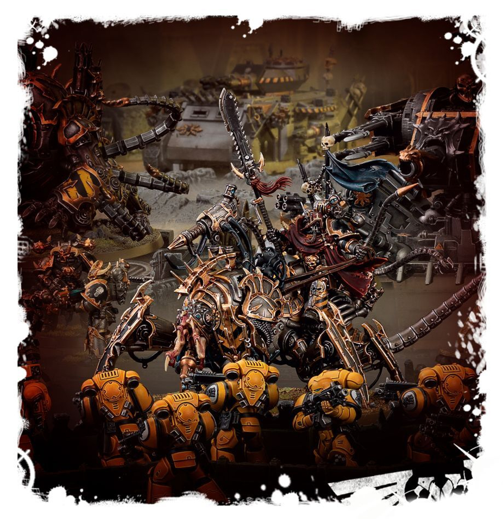 Chaos Space Marine Lord Discordant on Helstalker