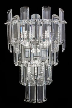Бра 3*Е14 LE7161/1W CH хром/прозрачный Jacqueline Leon