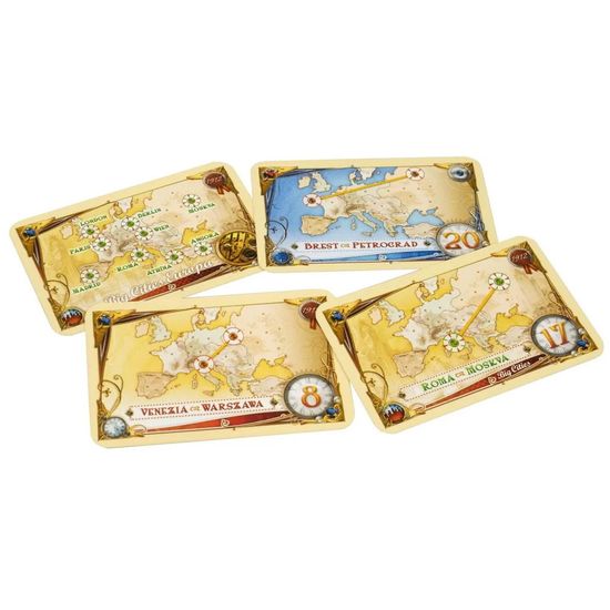 Настольная игра Ticket to Ride. Европа 1912 (новые компоненты)