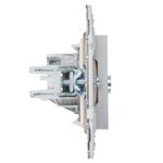 SKANDY Розетка TV оконечная SK-A12S серебряный IEK