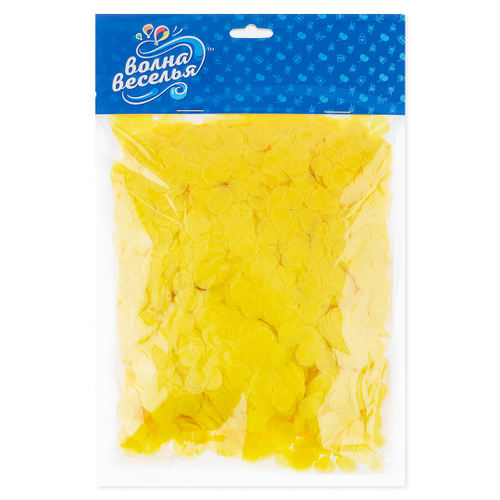 Конфетти тишью Круг, Желтый